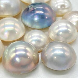 ■マベパールおまとめ■m約40g/200ct pearl 真珠 パール 半円真珠 ジュエリー jewelry 裸石 宝石