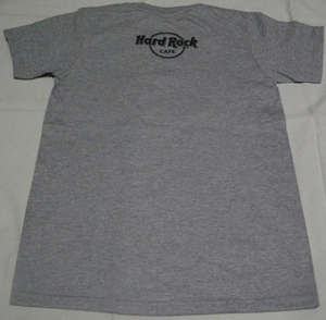 HardRock CAFE Tシャツ(S,グレー)。