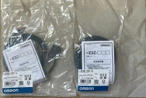 「新品未使用未開封」 OMRON 光センサーアンプ内蔵型 投光器、受光器2m セットでお得品 E3Z-T61-L E3Z-T61-D
