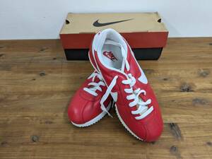 KO a80 NIKE LEATHER CORTEZ デッドストック 箱付 赤 ナイキ シューズ スニーカー