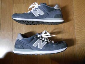 ニューバランス 574 US8 26.0cm　ネイビー　紺色 NewBalance メンズ スニーカー