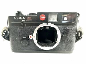 Leica ライカ M6 レンジファインダー フィルムカメラ ボディ ブラック ERNST LEITZ WETZLAR 【Y228-2】