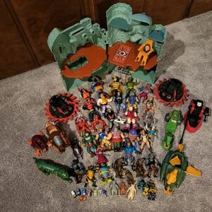 VTG Huge Lot 174pcs All 80s MOTU/TMNT/STARWARS/MICRO MACHINE Figures Toys 海外 即決