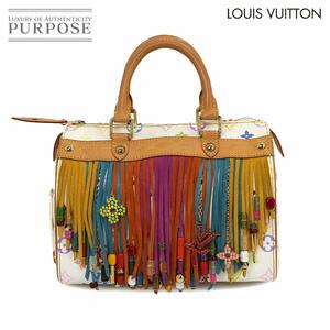 ルイ ヴィトン LOUIS VUITTON モノグラム マルチカラー スピーディ フラーンジュ 25 ハンド バッグ ブロン M40113 ゴールド 金具 90226214