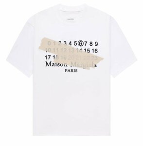 MAISON MARGIELA メゾンマルジェラ トップス Tシャツ シンプル メンズ レディース ホワイト サイズ46