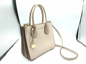 美品 MICHAEL KORS/マイケルコース MERCER MD ACRDION MESSENGER レディース ショルダーバッグ ハンドバッグ 2way