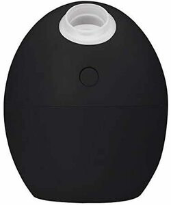 新品 送料無料 USB 加湿器 超音波式 黒 卵型 アロマウォーター ブラック エッグ型 卓上 グリーンハウス 静音設計 タマゴ たまごGH-UMSEM-BK