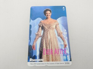 【非売品】EVER AFTER ドリュー ブライス バリモア　Drew Blythe Barrymore 未使用　テレカ　テレフォンカード Roadshow 