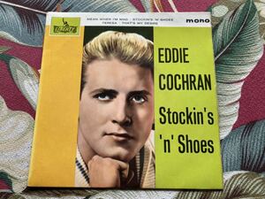 EDDIE COCHRAN UK Original 7ep Stockin’s n Shoes ロカビリー エディコクラン