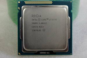 Intel Core i7-3770 3.40GHz SR0PK LGA1155 インテル 動作確認済み#BB02380
