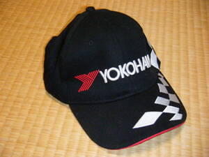キャップ　男女兼用フリーサイズ　ヨコハマタイヤ　ADVAN YOKOHAMA モータースポーツ　非売品　
