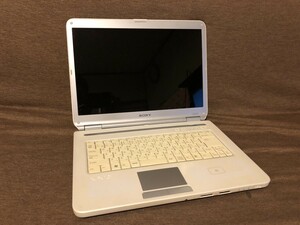 SONYノートPC VAIO type N　VGN-NR72B　ジャンクで