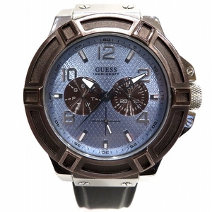 ゲス リガー W0040G10 クロノグラフ クォーツ 時計 腕時計 メンズ☆0339