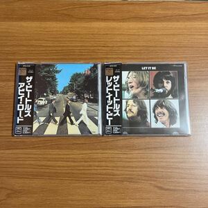 【名盤2枚セット】ビートルズ／アビイ・ロード＋レット・イット・ビー (30周年黒帯) ●ジョン・レノン／ポール・マッカートニー