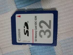 Canon SDメモリーカード 32MB SDC-32M