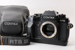 CONTAX RTS III ボディ ストラップケース付き ボディ マニュアルフォーカス フィルムカメラ レンズ @2832