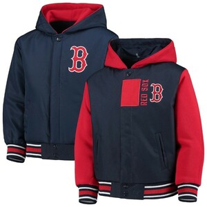 BD22) JH Design Boston Red Soxポリツイルリバーシブルジャケット/YOUTH/ユース/子供/ジュニアサイズ/M/（ESX9P4TTR9)
