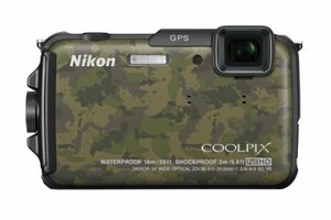 Nikon デジタルカメラ COOLPIX AW110 防水18m 耐衝撃2m ディープカムフラー(中古品)