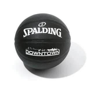 スポルディング ダウンタウン バスケットボール 7号球 ブラック #76-586J SPALDING 新品 未使用
