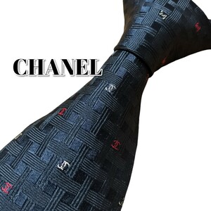 ★CHANEL★　シャネル　ブラック系　総柄　フランス製