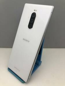 『新品同様 8664』SOV40 Xperia 1 ホワイト 白ロム SIMロック解除済み 送料無料