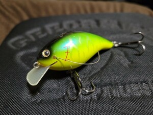 ★Megabass★Z-CRANK Cover Hacking メガバス ジークランク カバーハッキング HOT TIGER 美品 Length 66mm Weight 1/2oz カバークランク