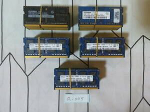 管理番号　R-005 / ノートPC用メモリ / DDR3 / 4GB / 50枚セット / PC3-12800 / 動作未確認 / ゆうパック発送 / 60サイズ / ジャンク扱い