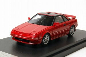 ☆ホビージャパン MARK43 1/43トヨタ MR2 G-リミテッド スーパー チャージャー T バー ルーフ AW11トムス ニュー スポーツ スーパーレッド