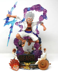 美品 ONE PIECE ワンピース モンキー・Ｄ・ルフィー GEAR5 ニカ 34cm フィギュア