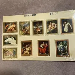 ハンガリー　記念切手　使用済み