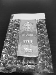 500g 石福 銀地金 シルバー 銀インゴット silver 銀 銀貨 検: 徳力　石福 