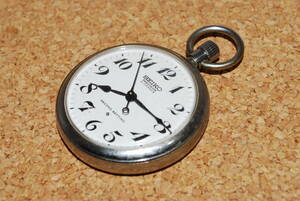 ジャンク品 SEIKO PRECSION 21 JEWELS 懐中時計 手巻き プレシジョン 21石 鉄道時計