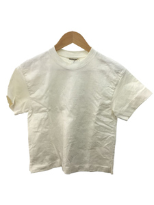 AURALEE◆15SS/STAND UP/AL5STS004-SUP/Tシャツ/O/コットン/IVO/無地