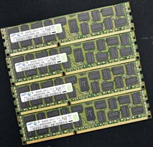 32GB (8GB 4枚組) DDR3L PC3L-10600R DDR3L-1333 REG 2Rx4 240pin ECC Registered Samsung サーバー MacPro向け (管:SA5822