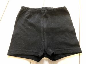 無印良品☆黒オーバーパンツ80☆ベビーキッズ