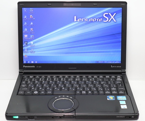 Panasonic Let’s note SX1(ブラック)CF-SX1WEXHR/Core i5-2450M/8GBメモリ/HDD320GB/DVD不調/12.1TFT HD+/Windows7 Professional #0329