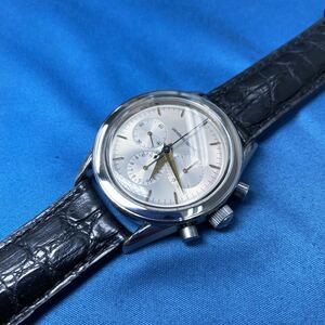 【超希少美品】UNIVERSAL GENEVE ユニバーサルジュネーブ コンパックス 884.480 手巻き メンズ 腕時計 レザーベルト