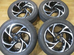 溝十分有り MODELLISTA SpinAir6 モデリスタ スピンエアー6 トヨタ ヤリス 純正 OP ホイール タイヤ 4本 15インチ 185/60R15 2021年/2023年