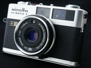 往年の名機! minolta HI-MATIC F 美品 動作品 !! ドイツ里帰り品!!!!! ミノルタ　0612