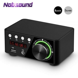 新作 パワーアンプ Nobsound Bluetooth 5.0 Douk Audio ミニ ステレオ 2ch オーディオ USB 音楽プレーヤー ZCL601