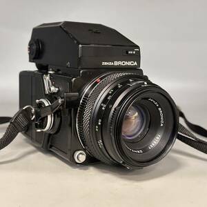 Y04121　　ZENZANON BRONICA ETR S ゼンザブロニカ 中判カメラ ZENZANON １:2.8 f=75mm 現状品