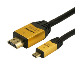 まとめ得 HORIC HDMI MICROケーブル 2m ゴールド HDM20-017MCG x [2個] /l