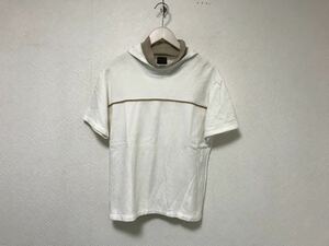 本物タケオキクチTAKEOKIKUCHIコットンスウェットトレーナー半袖Tシャツパーカーメンズアメカジサーフミリタリー3白ホワイトL日本製