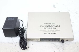■通電確認済■現状品■Roland ED ローランド SOUND Canvas サウンドキャンバス SC-8820 GS音源モジュール