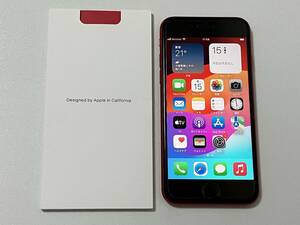 SIMフリー iPhoneSE2 64GB Product Red シムフリー アイフォンSE 2 第二世代 第2世代 レッド docomo au softbank SIMロックなし A2296 95%