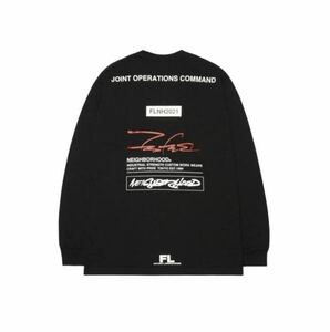 NEIGHBORHOOD × Futura Laboratories ロングスリーブTシャツ　Mサイズ　ブラック　ネイバーフッド　フューチュラ　BLACK 長袖Tシャツ