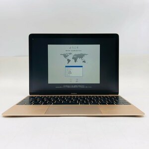 ジャンク MacBook 12インチ (Early 2015) Core M 1.1GHz/8GB/SSD 256GB スペースグレイ MJY32J/A