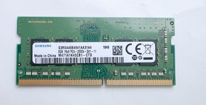 動作確認済 中古 SAMSUNG 8GB PC4-21300 DDR4-2666 8GB ノートPC用メモリ 260pin SO-DIMM M471A1K43CB1-CTD