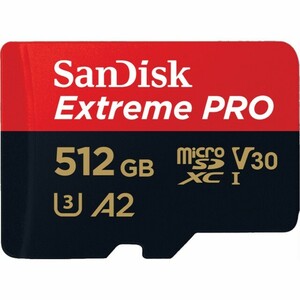 新品 未使用品 !! SanDisk Extreme Pro microSDXC 512GB サンディスク　エクストリームプロ 