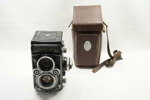 【適格請求書発行】ジャンク品 Rollei ローライ ROLLEIFLEX 3.5F (Planar 75mm F3.5) Type3 二眼レフ ケース付【アルプスカメラ】240215f